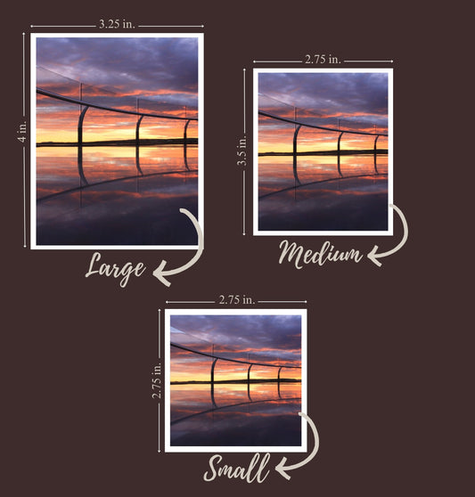 Flat Sleek Photo Magnets